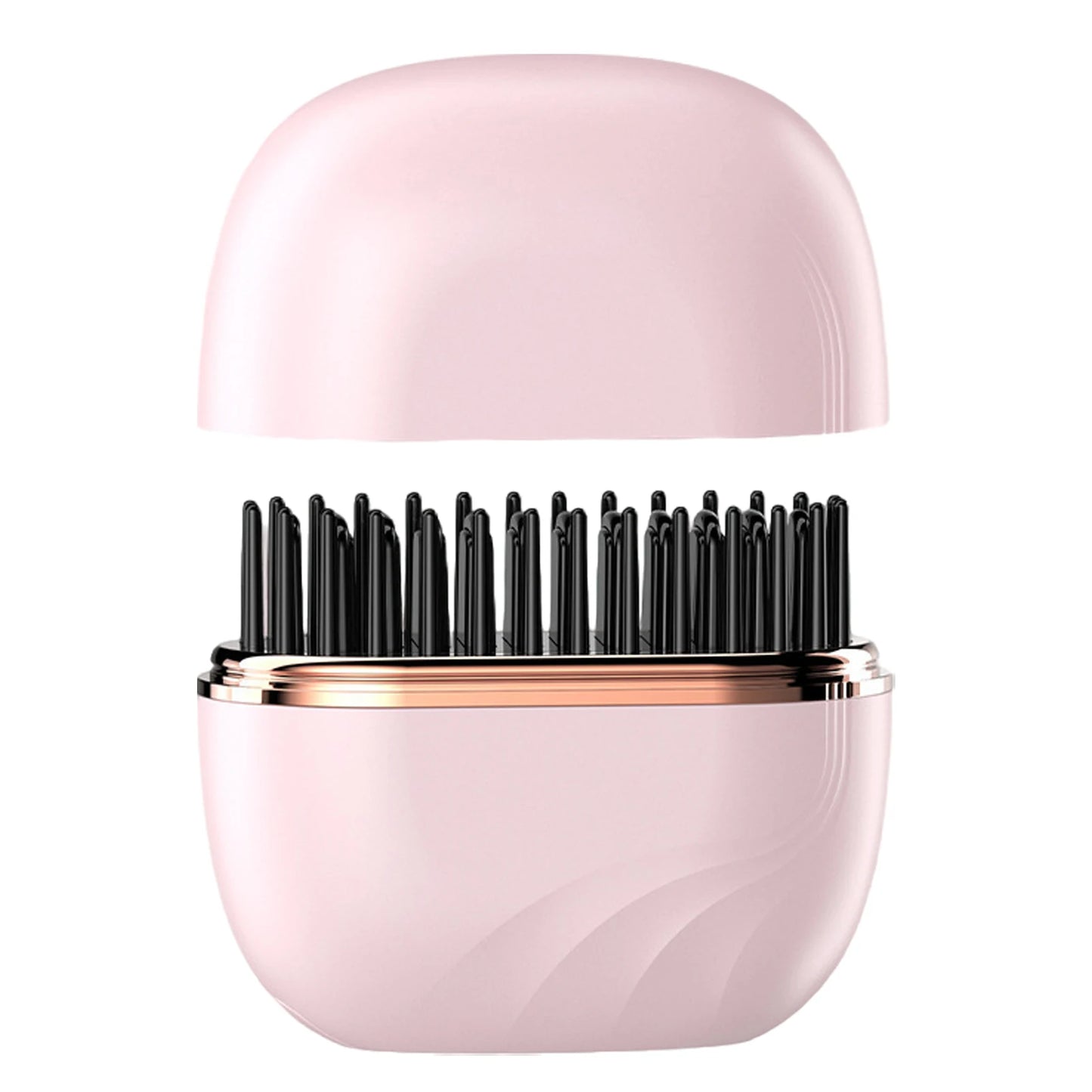 Wireless Rechargeable Hair Straightener Brush Portable Mini Electric Heating Comb Anti-Scald Multifunctional Hair Care Tool