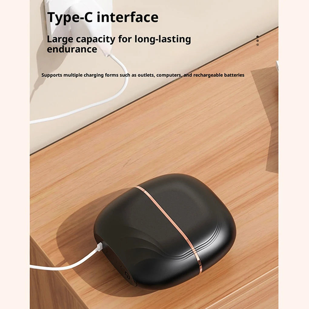 Wireless Rechargeable Hair Straightener Brush Portable Mini Electric Heating Comb Anti-Scald Multifunctional Hair Care Tool